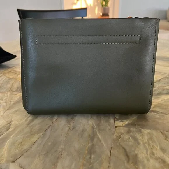 Rag & Bone Passenger Leather Crossbody Bag Green - Picture 4 of 8